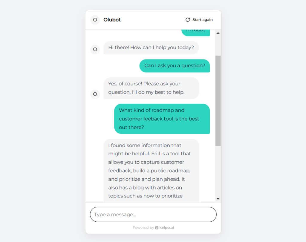 ai-powered chatbot